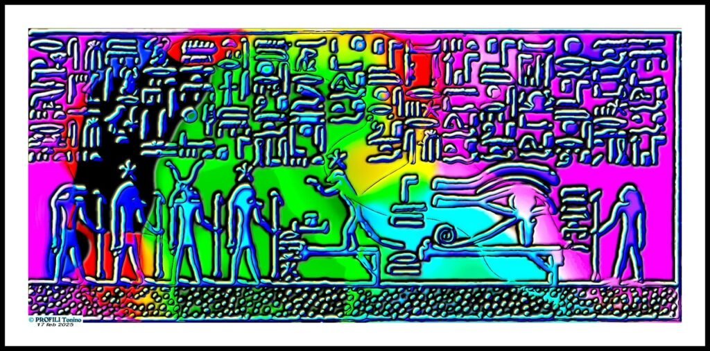 Egitto-molto-bella-Profili-Tonino3453 geroglifici variopinti