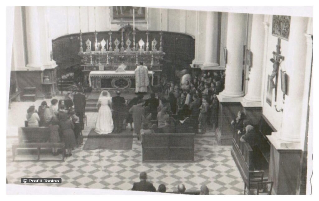 Paolino Profili e Emma Pocognoli, matrimonio